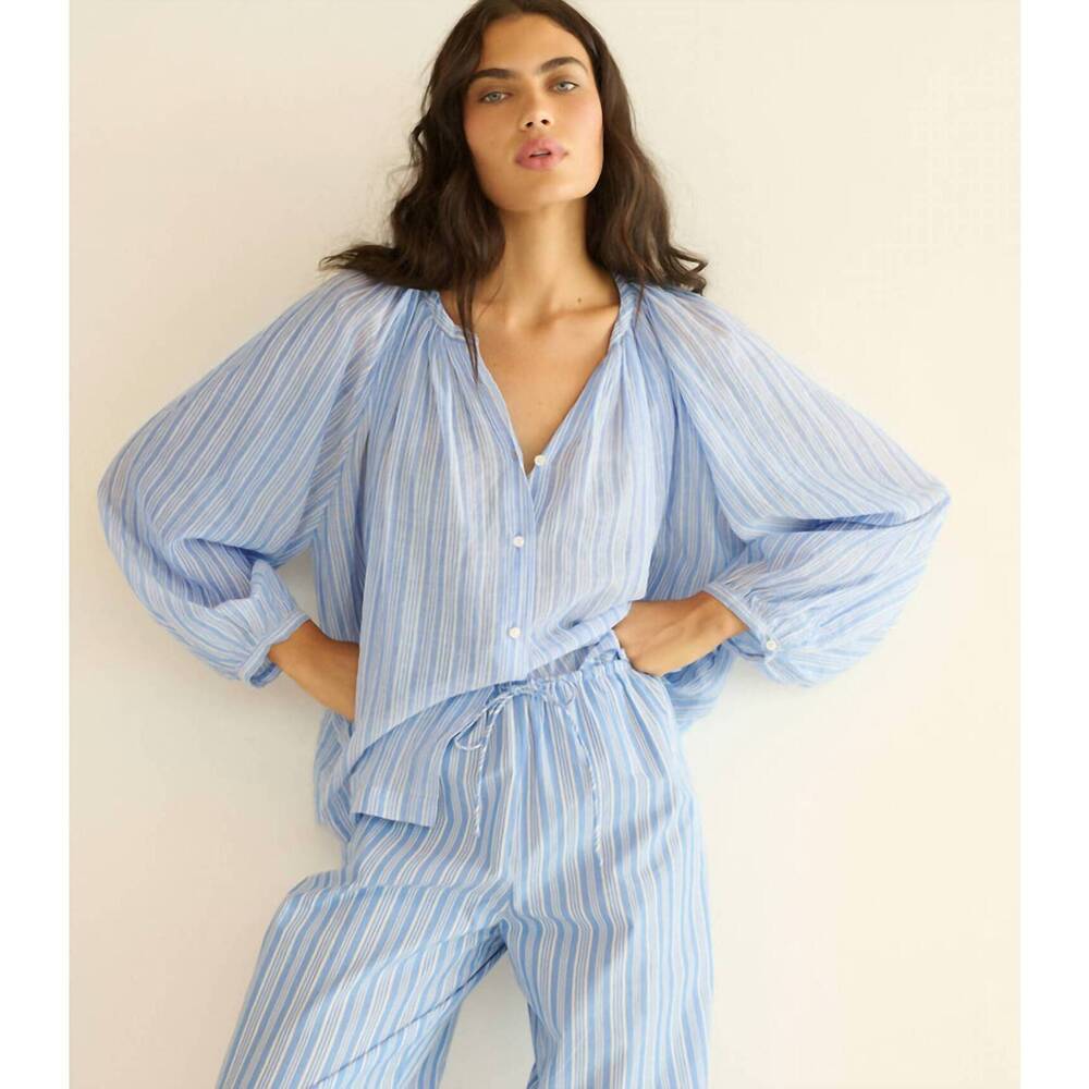 NEW DÔEN jonie top in salerno stripe